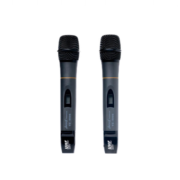 VZ-9006-M Microfono Inalambrico Dual UHF MANUAL "Vozzex Premium"