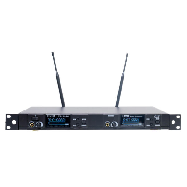 VZ-9006-M Microfono Inalambrico Dual UHF MANUAL "Vozzex Premium"
