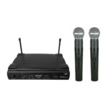 VZ-58M MICROFONO INALAMBRICO DOBLE D/MANO UHF "VOZZEX"