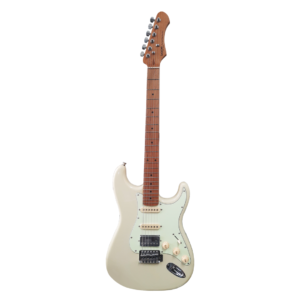 SEST600 SB GUITARRA ELECTRICA STRATOCASTER 2 PASTILLAS SINGLE Y 1 PASTILLA HUMBUCKER COLOR MARFIL "VOZZEX"