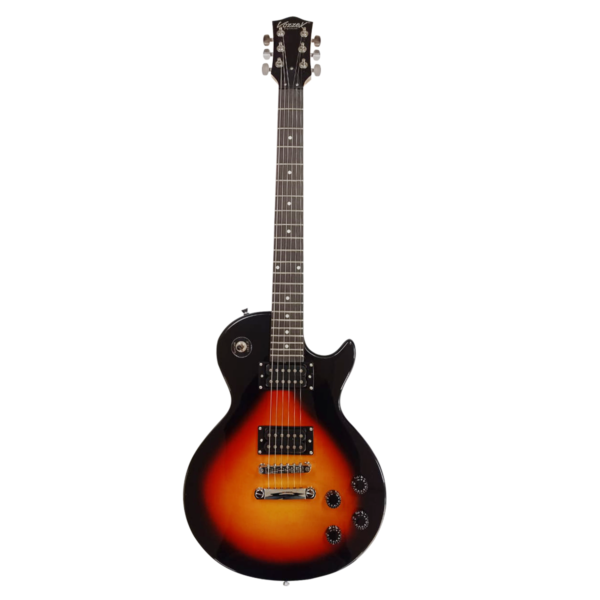 VZ-LP01AF Guitarra eléctrica tipo LES PAUL sunburst 39" con funda "VOZZEX"