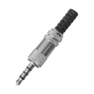 VZ-1118 Conector Plug med. 3.5mm 3 señales "VOZZEX"