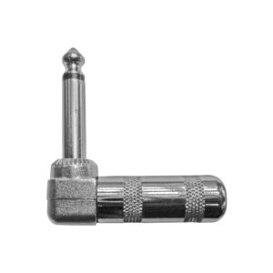 VZ-1210M CONECTOR Plug mono con ángulo 6.35mm "VOZZEX"