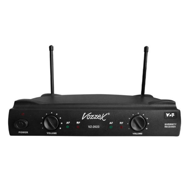 VZ-2023 Micrófono inalámbrico manual dual VHF "VOZZEX"