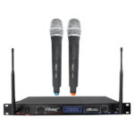 VZ-2033 MICROFONO INALAMBRICO DUAL UHF "VOZZEX"