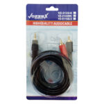 VZ-2133BK/2M CABLE 2PLUG RCA GOLD /1PLUG ST.3.5MM 2M "VOZZEX"