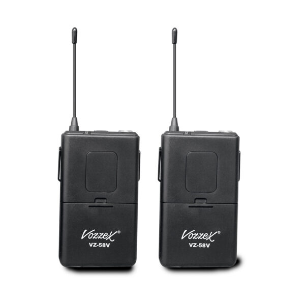VZ-58V Micrófono inalámbrico doble vincha UHF "VOZZEX"