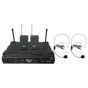 VZ-58V Micrófono inalámbrico doble vincha UHF "VOZZEX"