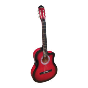 VZ-851/39RDCF Guitarra acústica c/corte rojo 39" c/funda c/varilla de calibración"VOZZEX"