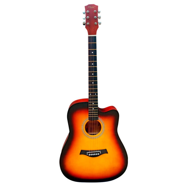 VZ-CH4103C/SB Guitarra acústica 41" Sunburst con corte con funda "VOZZEX"