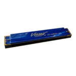 VZ-HAR20-1BL ARMONICA D/ METAL INOXIDABLE - 20 AGUJEROS BLUE/GOLD C/ CASE (PROTECTOR) PLASTICO "VOZZEX"