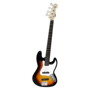 VZ-JB/SBF Bajo eléctrico de 4 cuerdas 46" Sunburst con funda "VOZZEX"