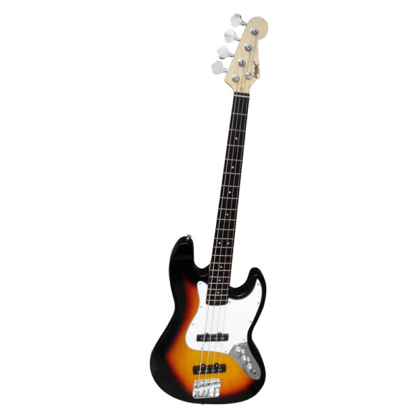 VZ-JB/SBF Bajo eléctrico de 4 cuerdas 46" Sunburst con funda "VOZZEX"
