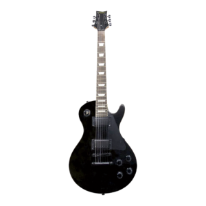 VZ-LP02BK-DK GUITARRA ELECTRICA T/LES PAUL 39" COLOR NEGRO C/FUNDA "VOZZEX"