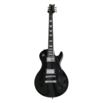VZ-LP02BK-WH GUITARRA ELECTRICA T/LES PAUL 39" COLOR NEGRO-BLANCO C/FUNDA "VOZZEX"