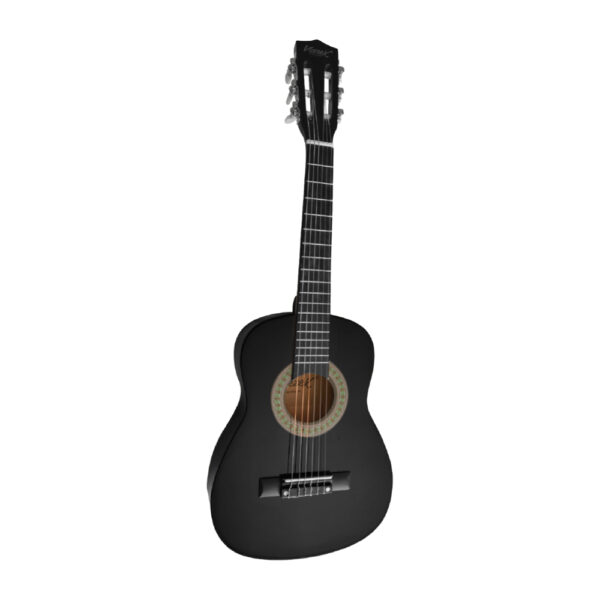 VZ-M5126BK Guitarra acústica para niños (negro) 30"con funda  "VOZZEX"