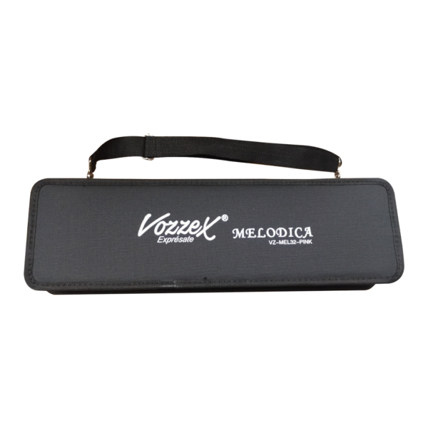 VZ-MEL32-PINK MELODICA 32 TECLAS C/ESTUCHE DE LONA, MANGUERA Y BOQUILLA - ROSADO "VOZZEX"