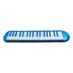 VZ-MEL37S-BL MELODICA 37 TECLAS C/ESTUCHE DE LONA CON DISEÑO, MANGUERA Y BOQUILLA - AZUL "VOZZEX"