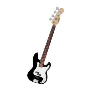 VZ-PB/BK Bajo eléctrico de 4 cuerdas 46" negro con funda "VOZZEX"
