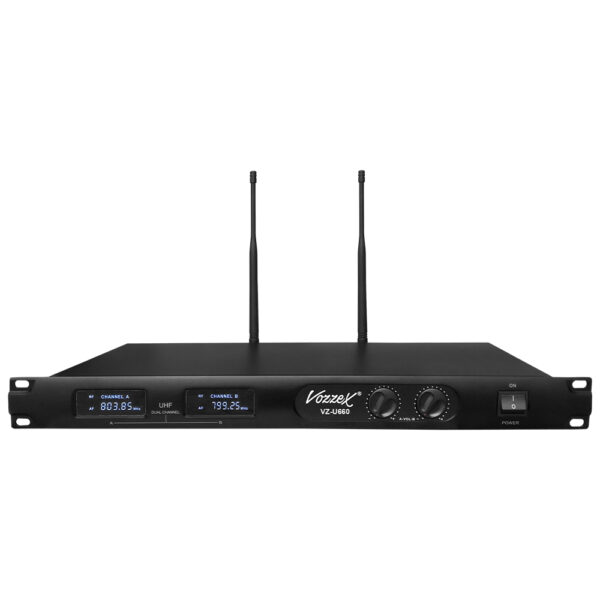 VZ-U660 Micrófono doble de mano UHF "VOZZEX"