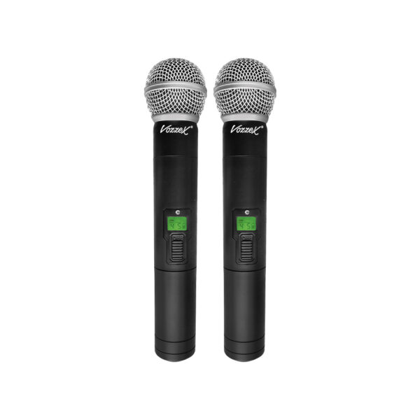 VZ-U999 Micrófono doble de mano UHF "VOZZEX"