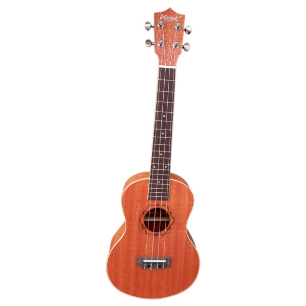 VZ-XU26-33 Ukelele 26" marrón claro con funda "VOZZEX"