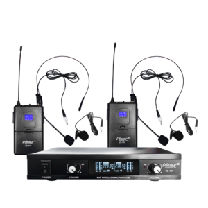 Vozzex VZ-11V# SISTEMA D/MICROFONO INALAMBRICO VHF DUAL DE VINCHA C/SALIDA BALANCEADA POR CANAL Y DISPLAY TX/RX "VOZZEX"