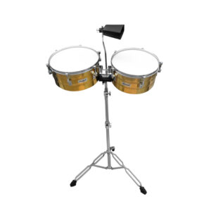 VZ-FTB100G TIMBALES C/PEDESTAL GOLD "VOZZEX"