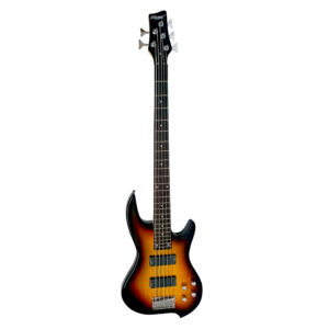 VZ-FB-5S/SB Bajo eléctrico activo 5 cuerdas sunburst c/funda "VOZZEX"