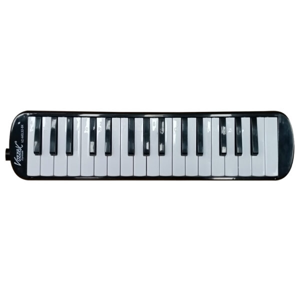 VZ-MEL32-BK MELODICA 32 TECLAS C/ESTUCHE DE LONA, MANGUERA Y BOQUILLA - NEGRO «VOZZEX»