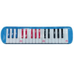 VZ-MEL32K-1/BL MELODICA 32 TECLAS (DE COLORES) C/ESTUCHE DE LONA, MANGUERA Y BOQUILLA - AZUL «VOZZEX»