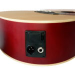 VZ-XFP41-11CN-EQ GUITARRA ELECTROACUSTICA C/CORTE C/GOLPEADOR NEGRO DE 41" COLOR NATURAL MATE C/EQ Y AFINADOR C/SALIDA JACK 6.35MM Y XLR C/FUNDA «VOZZEX»