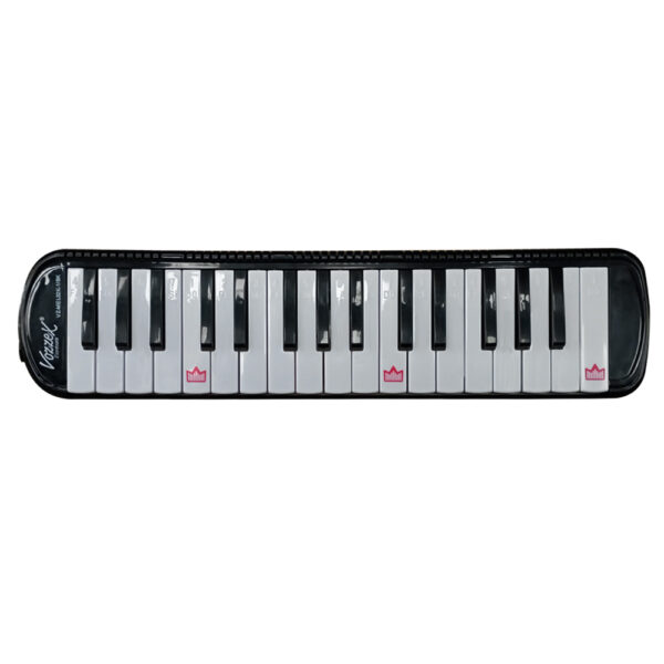 VZ-MEL32K-1/BK MELODICA 32 TECLAS C/ESTUCHE DE LONA, MANGUERA Y BOQUILLA – NEGRO «VOZZEX»