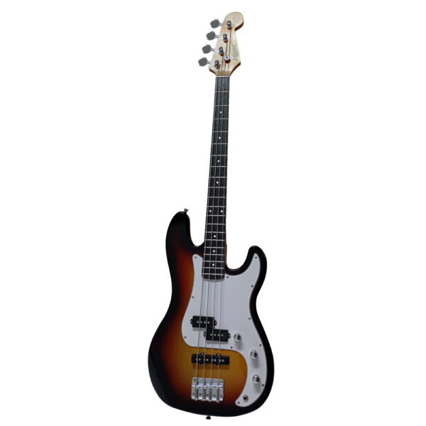 VZ-PJ/SB BAJO ELÉCTRICO 4 CUERDAS 46" SUNBURST C/GOLPEADOR BLANCO C/FUNDA «VOZZEX»